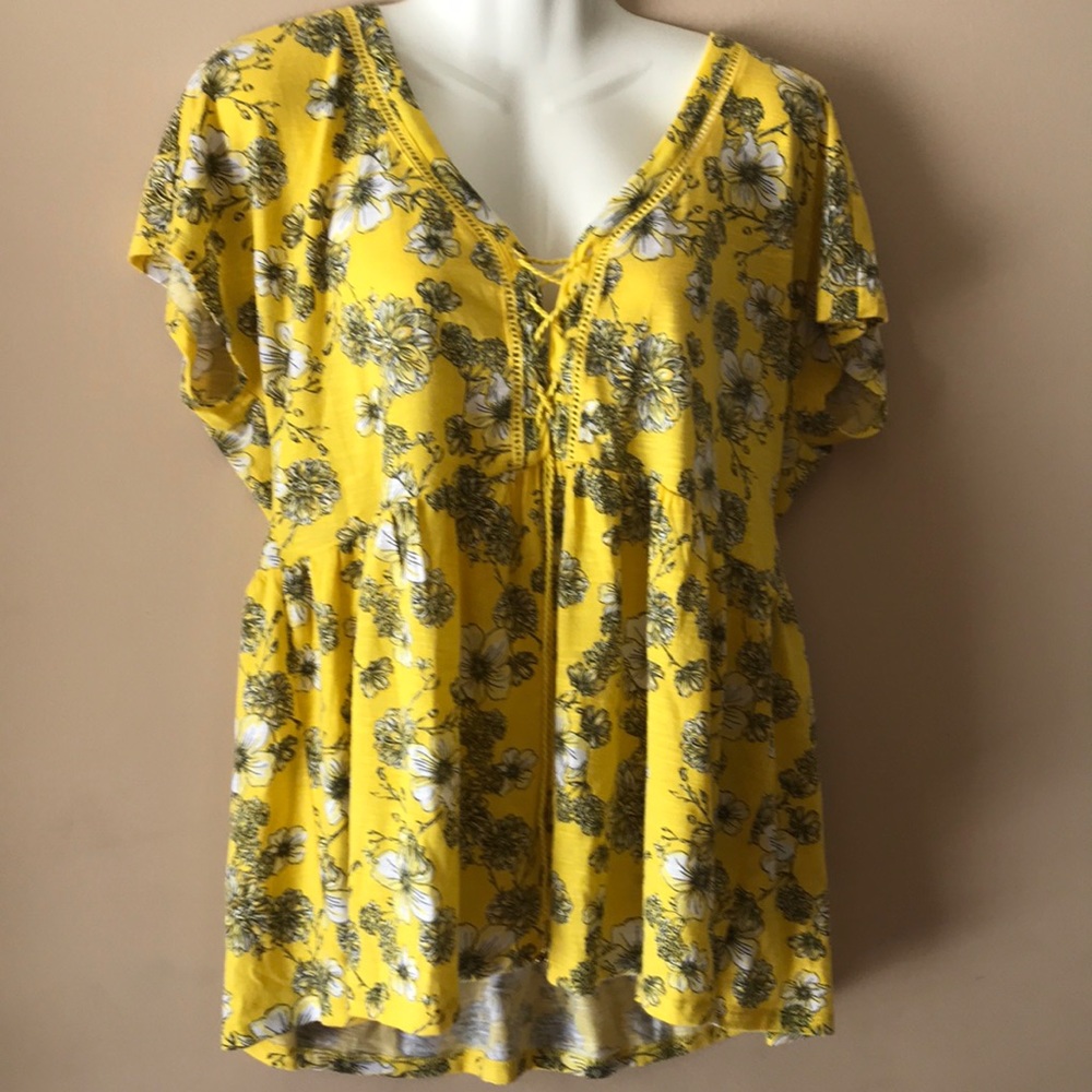Yellow Torrid shirt